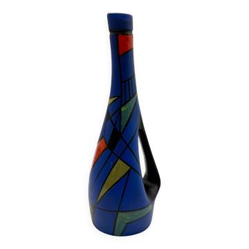 Vase / jug in ceramic "Maiolica Deruta", Italy, 1960s