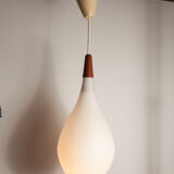 Opaline suspension drop of water by Holmegaard, 1960