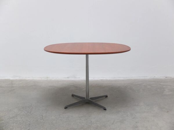 Table 'Super-Circulaire' en teck par Piet Hein et Bruno Mathsson pour Fritz Hansen, 1974