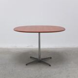 Teak 'Super-Circular' table by Piet Hein & Bruno Mathsson for Fritz Hansen, 1974