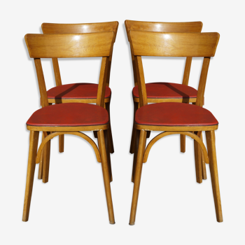 Série de 4 chaises bistrot