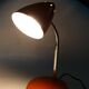 Lampe de bureau orange vintage années 70-80's