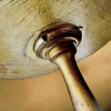 Small Florentine side table with painted top – Italy, mid-century