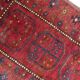 Handmade vintage Afghan Baluch rug 63cm x 109cm 1950s - 1С1169