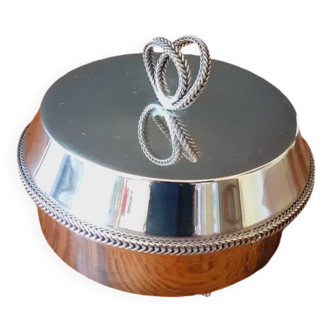Silver-plated box by Bossi de Uberti, Italy, 1960s