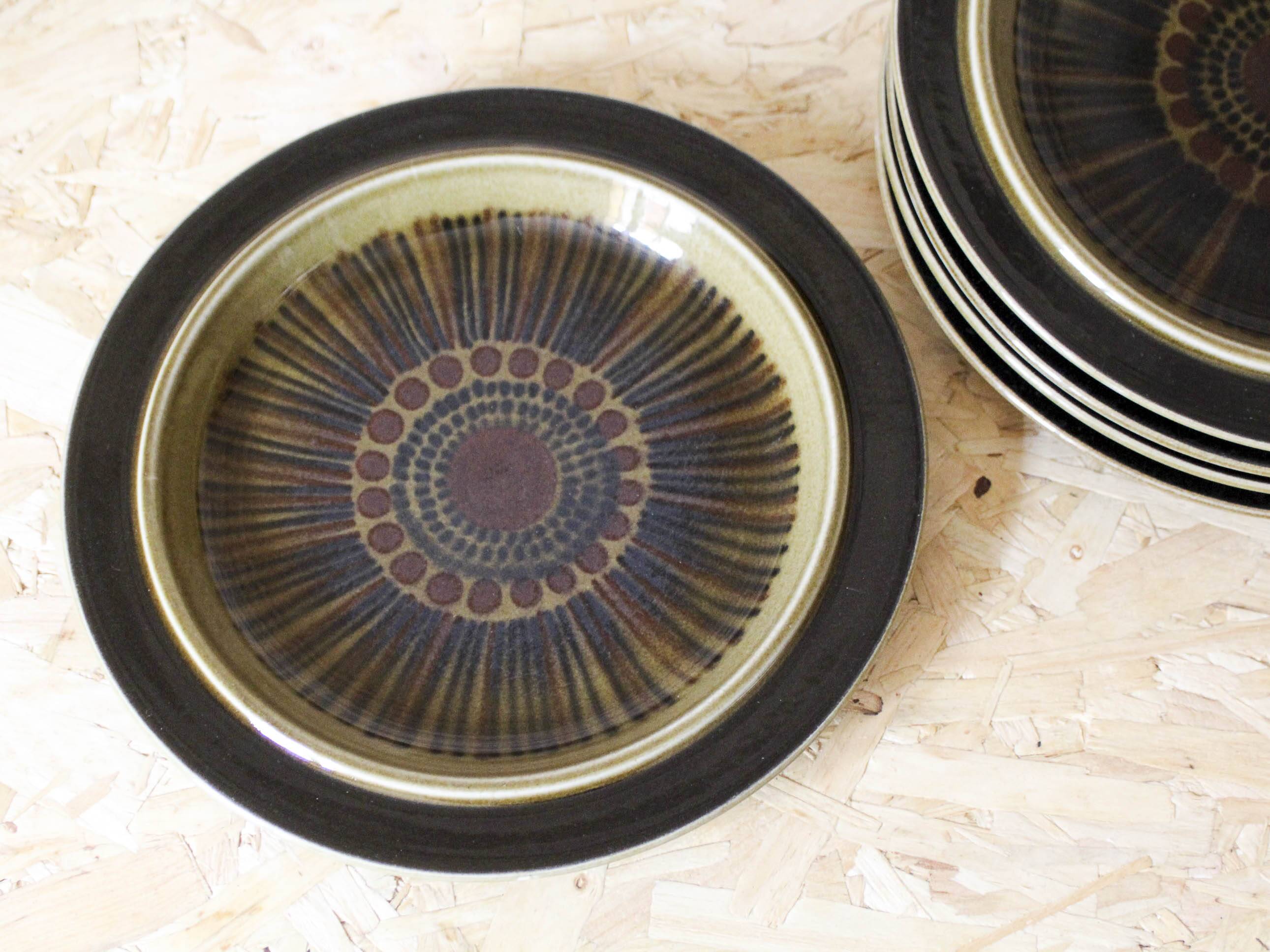 5 plates Kosmos Arabia Finland series