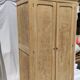 Parisian wardrobe in raw wood
