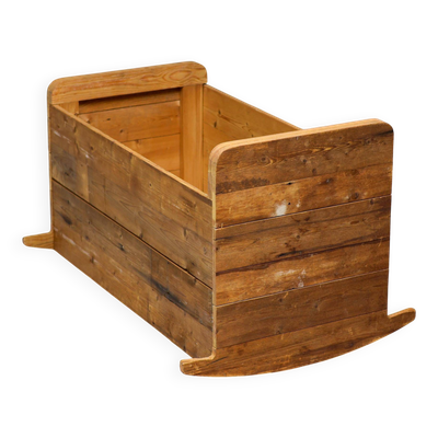 Unique rocking coat rack made from reclaimed wood by Piet Hein Eek.