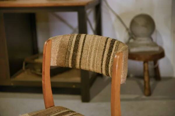 Ensemble de 6 chaises ‘Traîneau’ vintage 1960’s