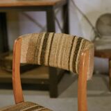 Set of 6 vintage 1960s 'Sleigh' chairs