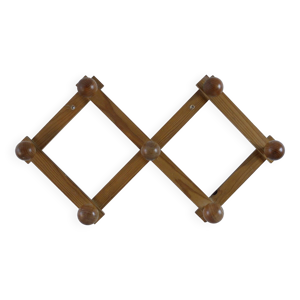 Porte-manteau accordéon - pin