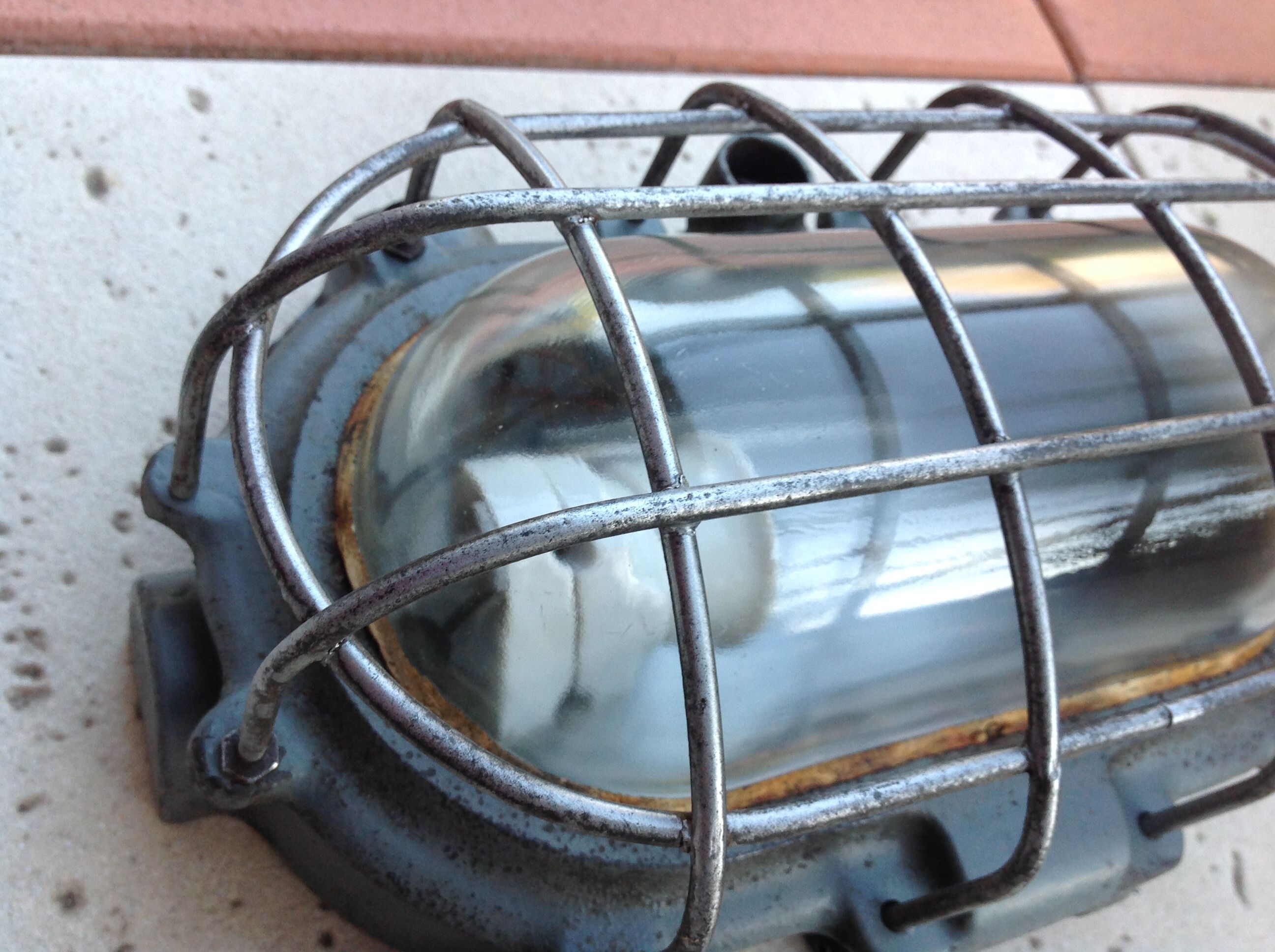 Kandem Bunkerlampe industrial window, vintage 30s