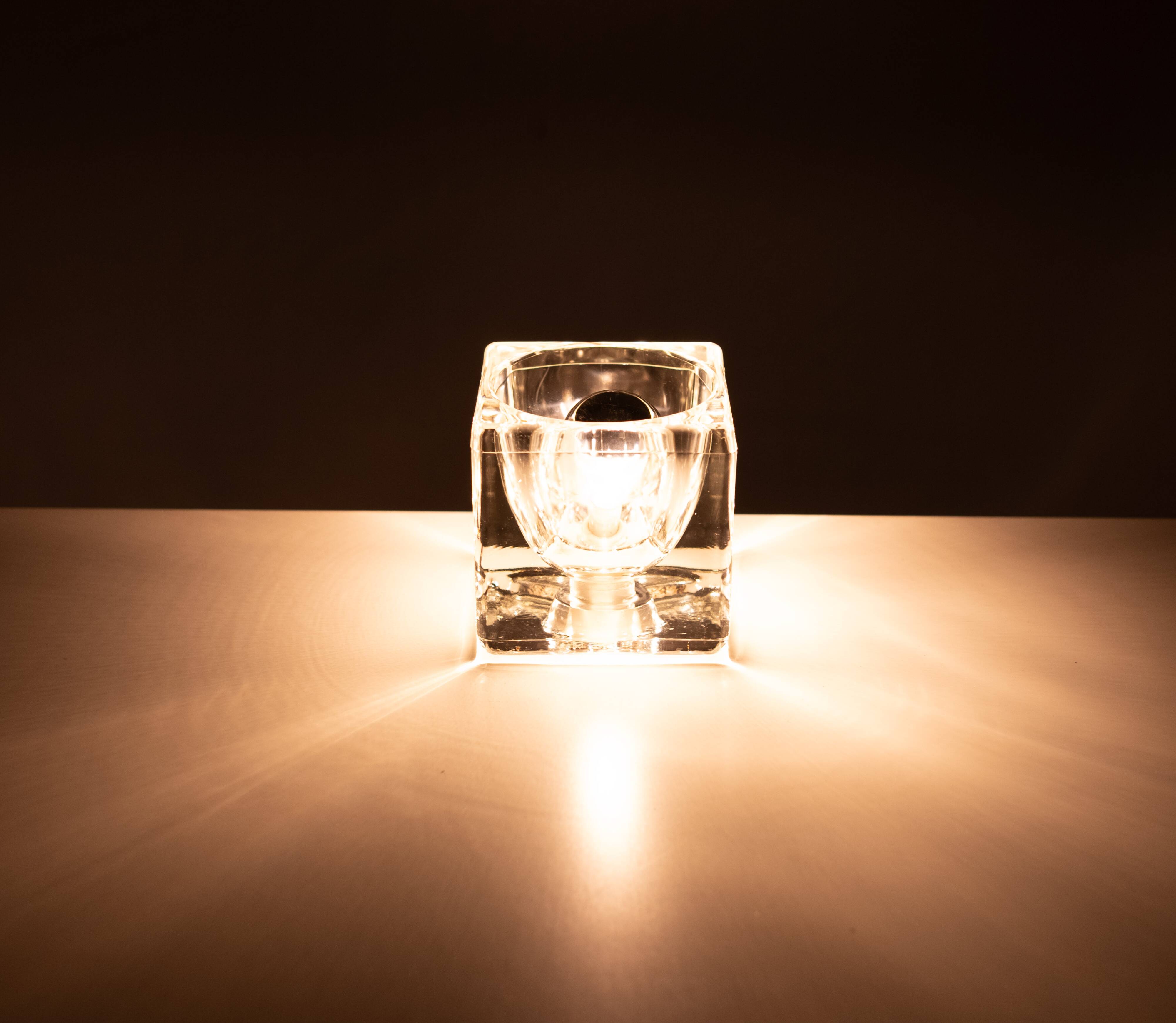 Peill & Putzler Cube Tube lamp Germany 1970s