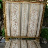 Old Louis XVI fabric chair