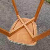 Set of 5 vintage Scandinavian style chairs