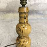 Vintage solid wood table lamp