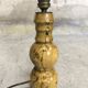 Lampe de table vintage en bois massif