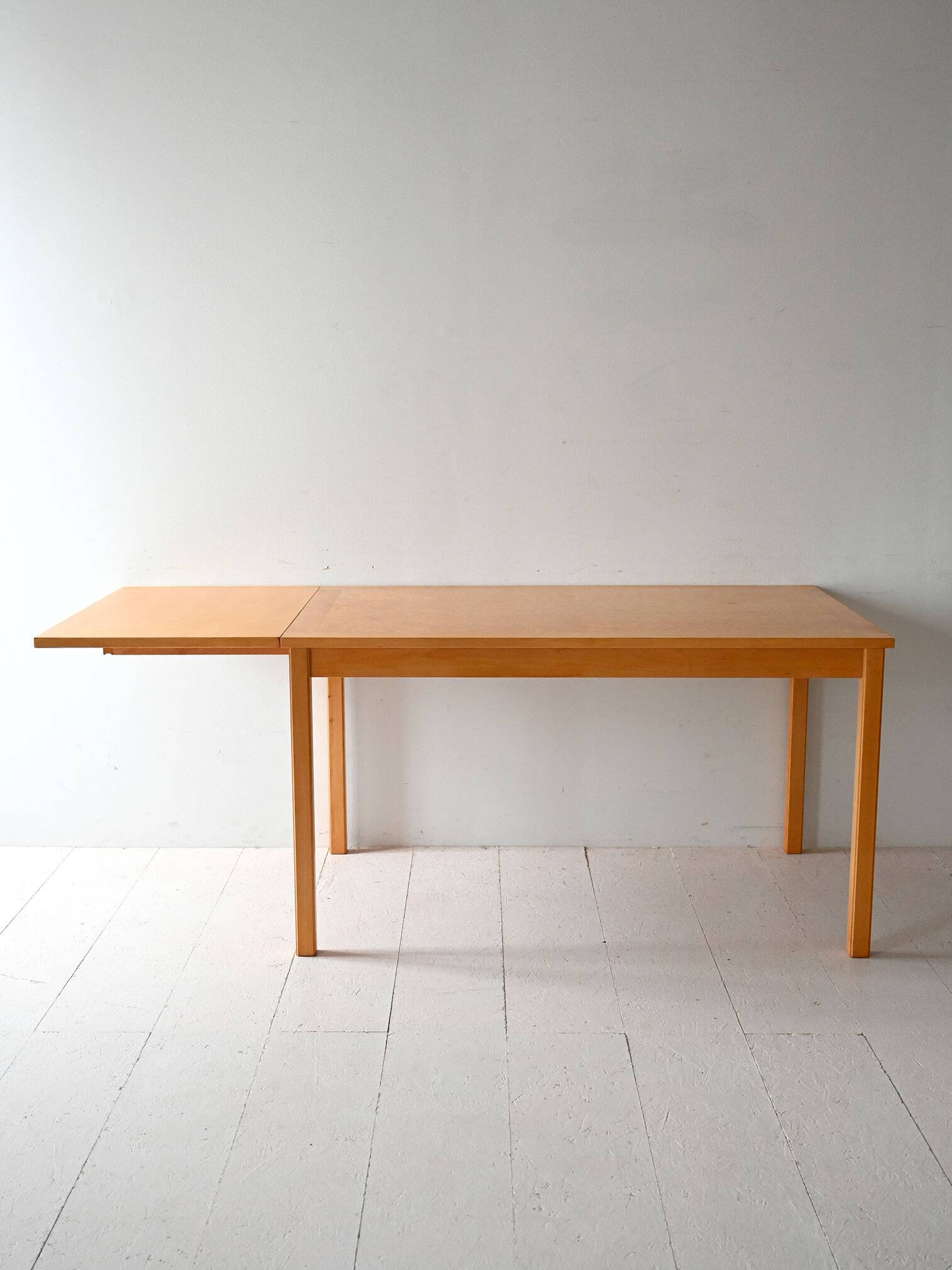 Vintage Scandinavian birch table by Skaraborgs
