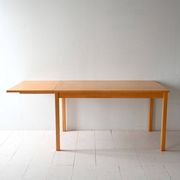Vintage Scandinavian birch table by Skaraborgs