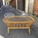 Berceau en rotin vintage