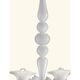 Contemporary White Rezzonico Glass Chandelier