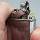Ancien briquet lux'trik - art deco - poincon taxe briquet de luxe