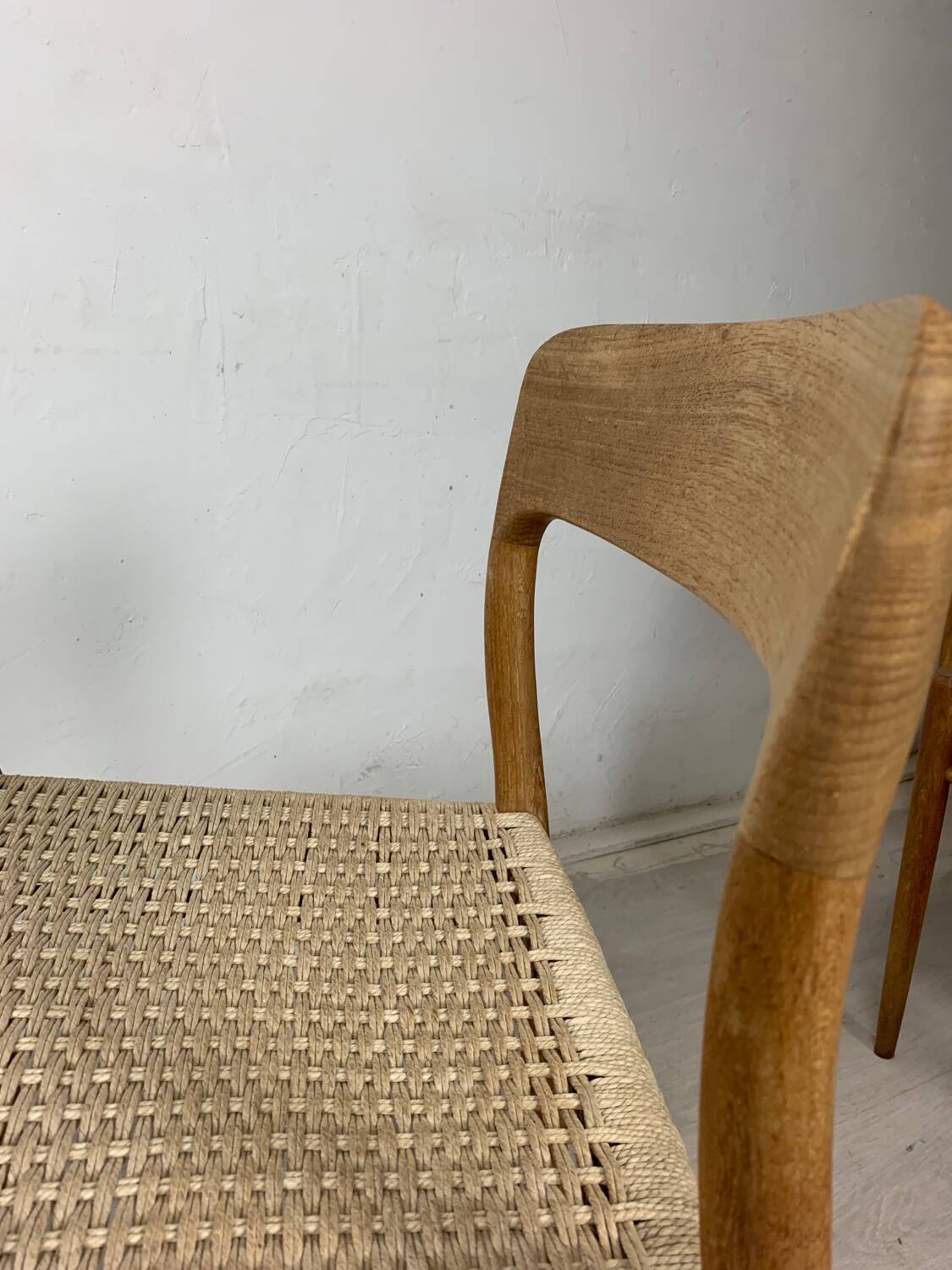 Teak chairs model 75 Niels Moller