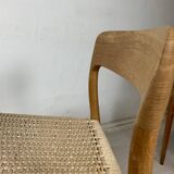 Teak chairs model 75 Niels Moller
