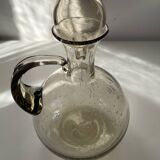 Bubble glass carafe