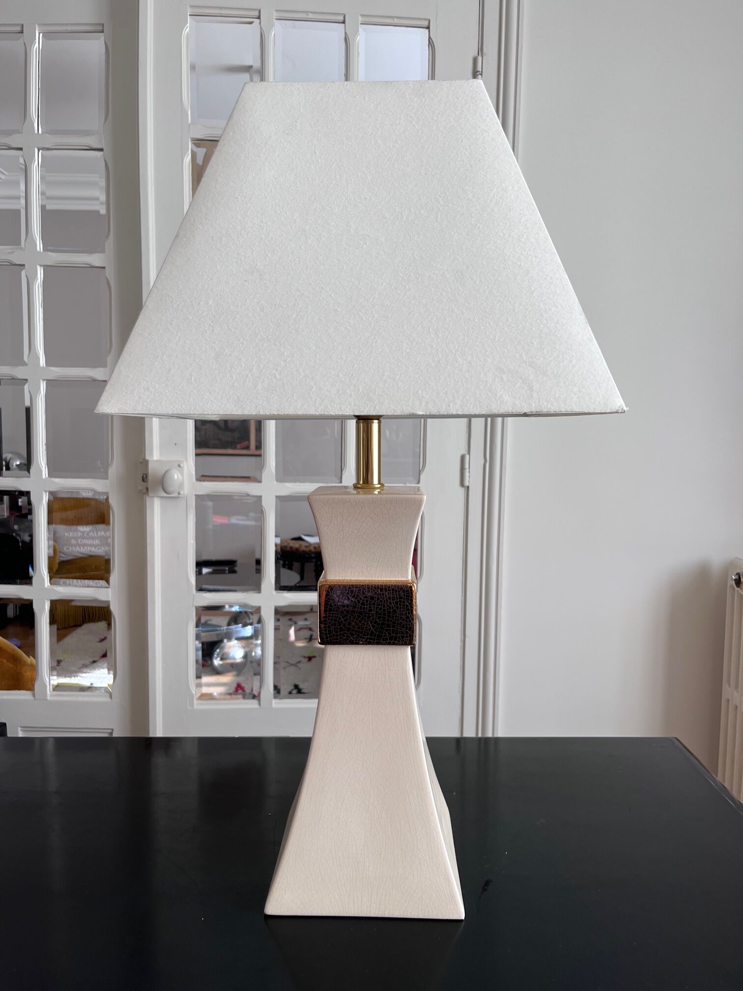 Lampe en céramique le dauphin
