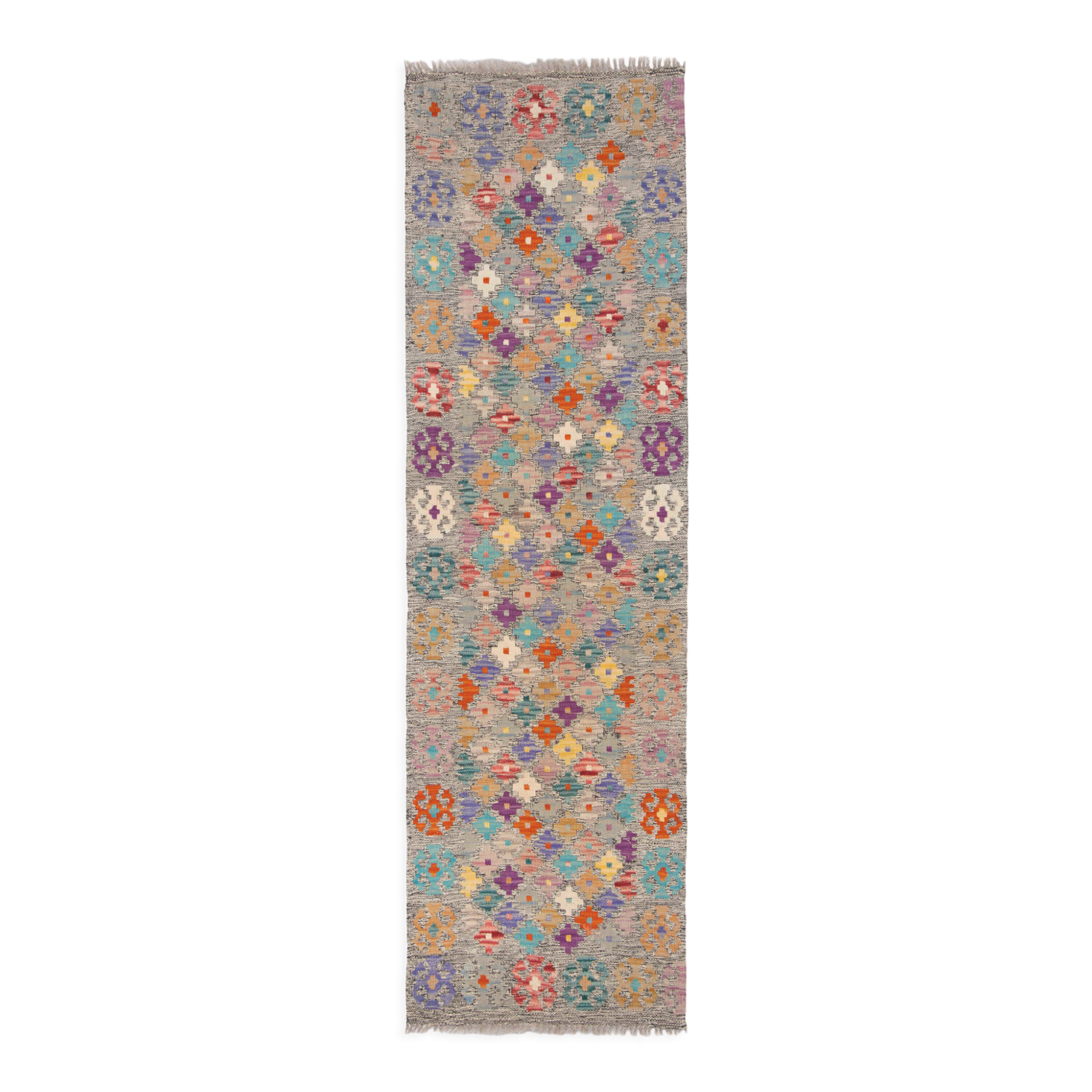 Afghan Pashtun kilim corridor 192 x 57 cm