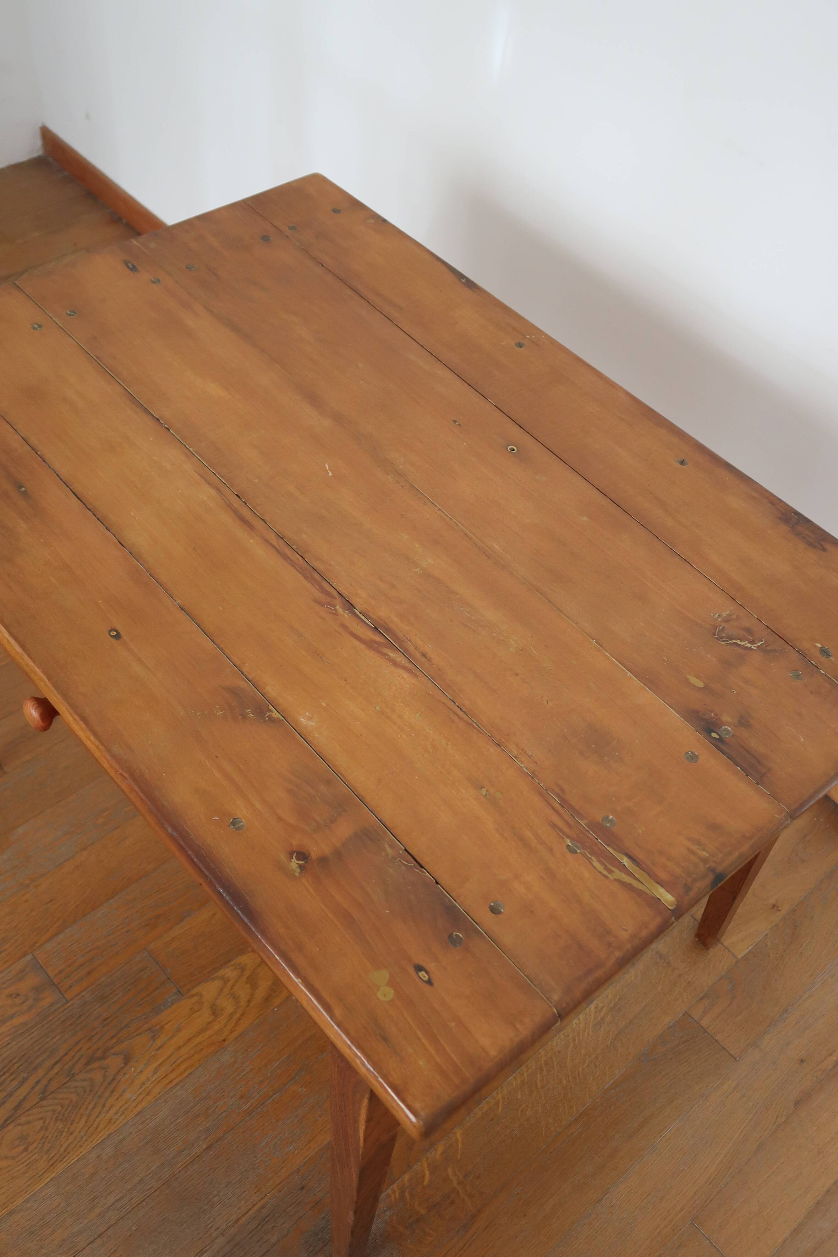 old farmhouse table