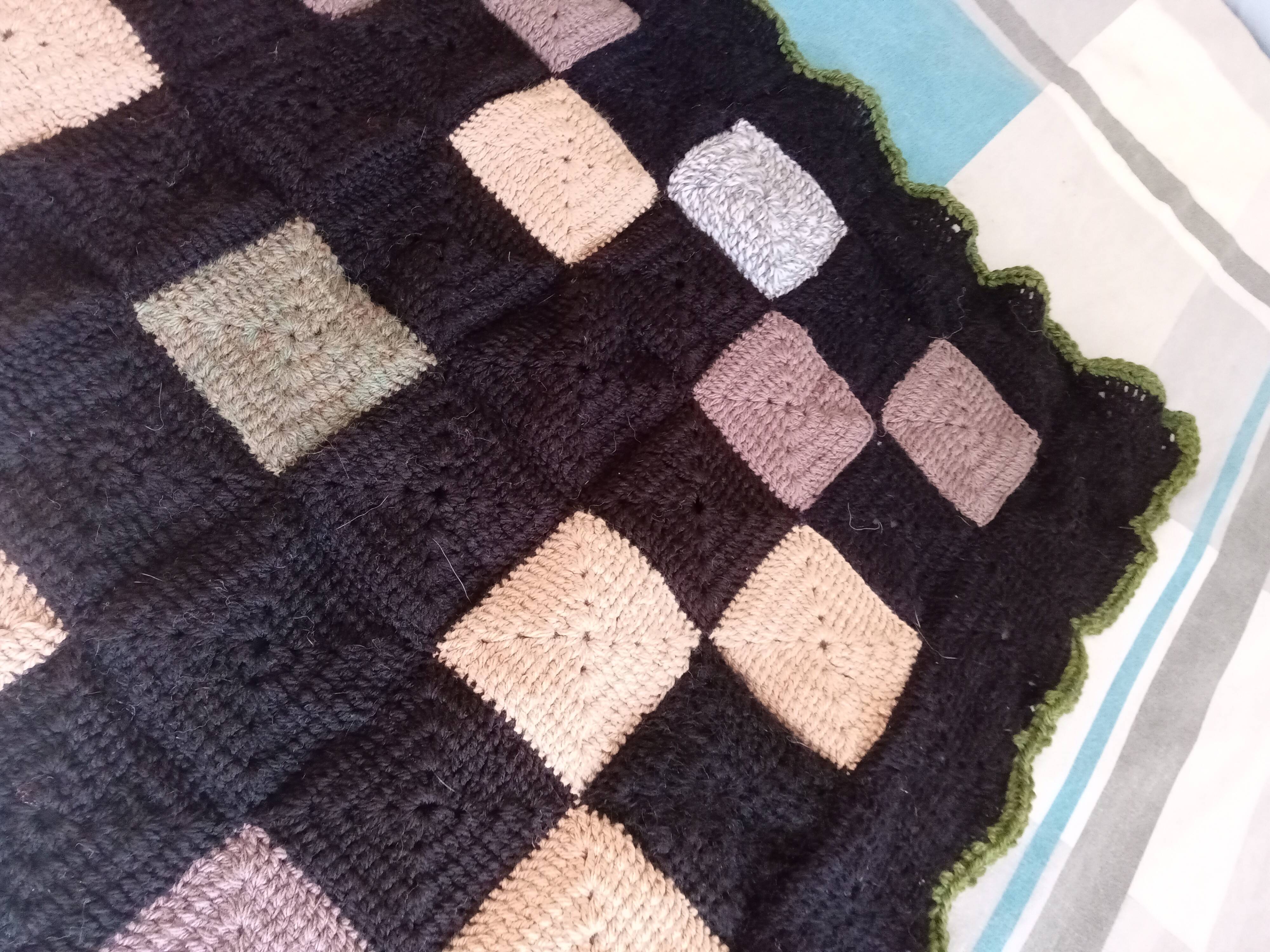 Vintage patchwork plaid