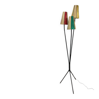 1960s three-branch floor lamp
