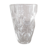 Vase  en verre moulé