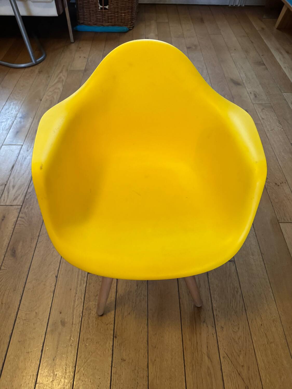 Small Scandinavian children's desk and matching armchairs