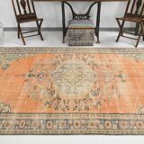 6x10 Paste Orange Classic Vintage Rug, 180x300Cm SK 3476