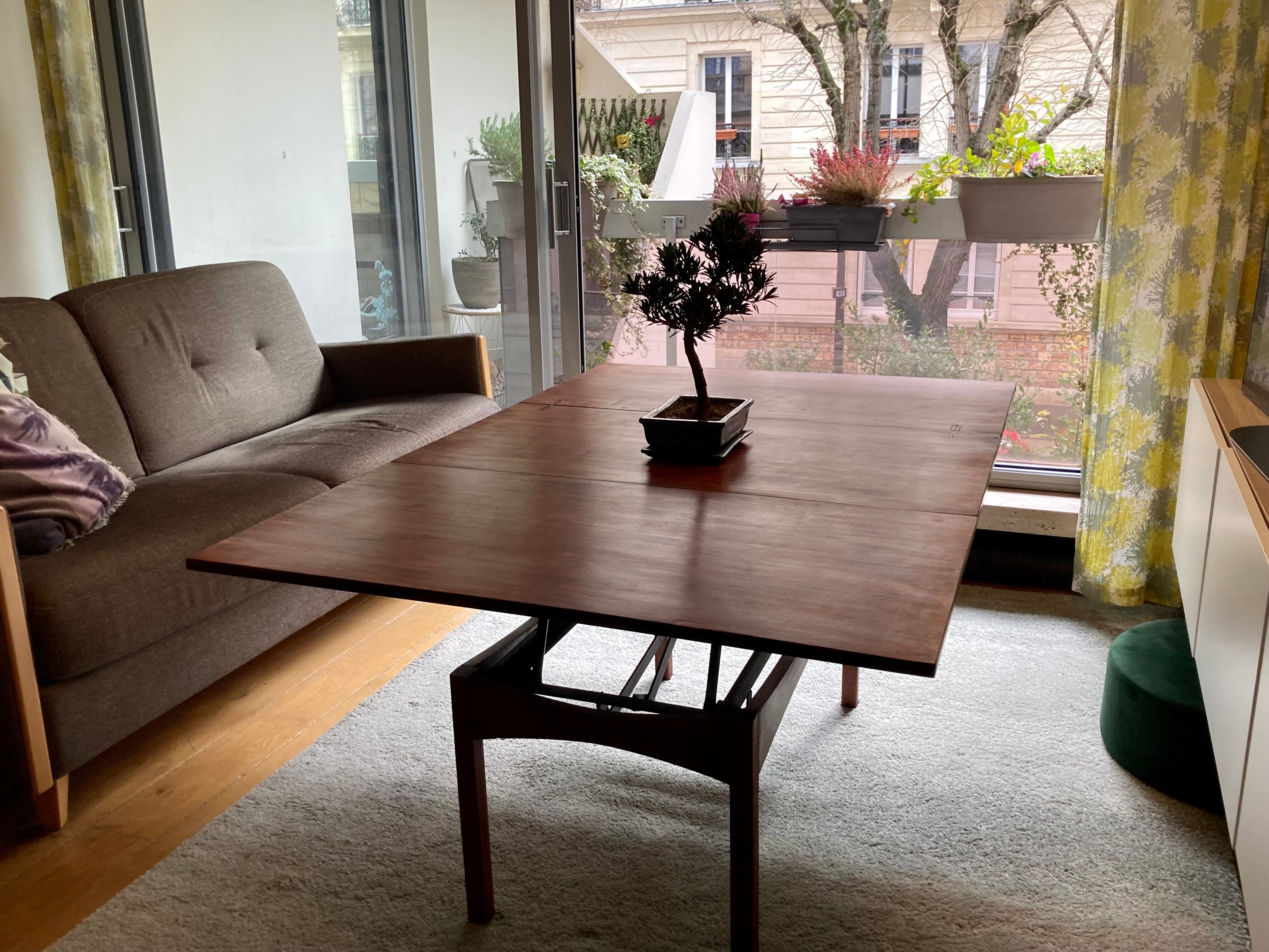 Transformable coffee table - A. Ducrot