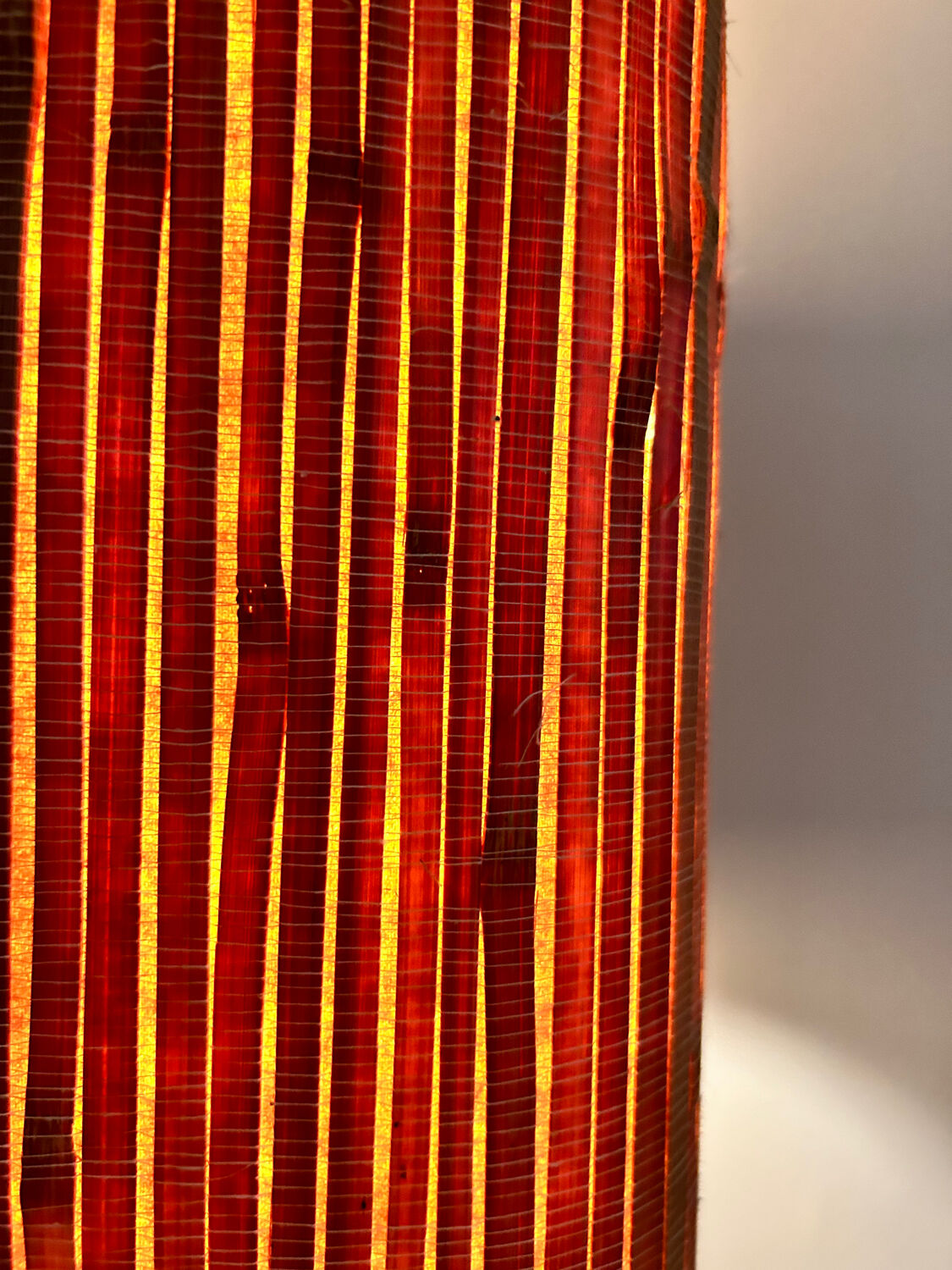 Scandinavian 70s wooden lamp