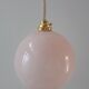 Round suspension in powder pink opaline 40-50s