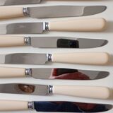 12 couteaux de service lame inox