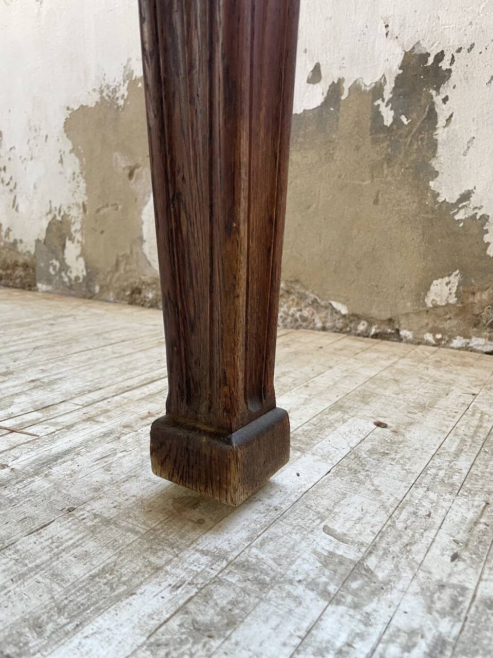 Solid oak farmhouse table 185cm