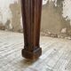 Solid oak farmhouse table 185cm