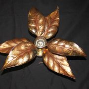 Applique florale de Willy Daro, style Hollywood Regency, 1970.
