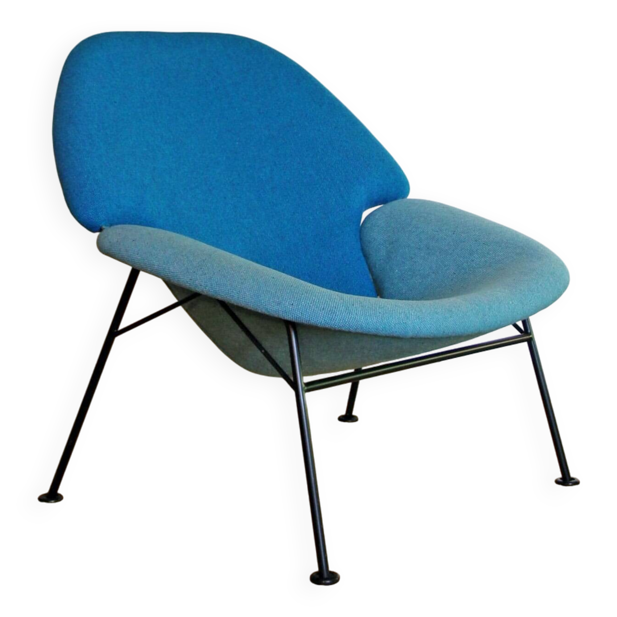 Model F555 armchair by Pierre Paulin, published by Artifort in the 1960s.