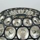 Ceiling light from the 60s and 70s Glashütte Limburg Germany glass & metal