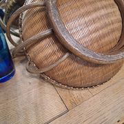 Corbeille ou panier en osier vintage
