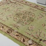 Green Oushak Turkish Carpet sku 861