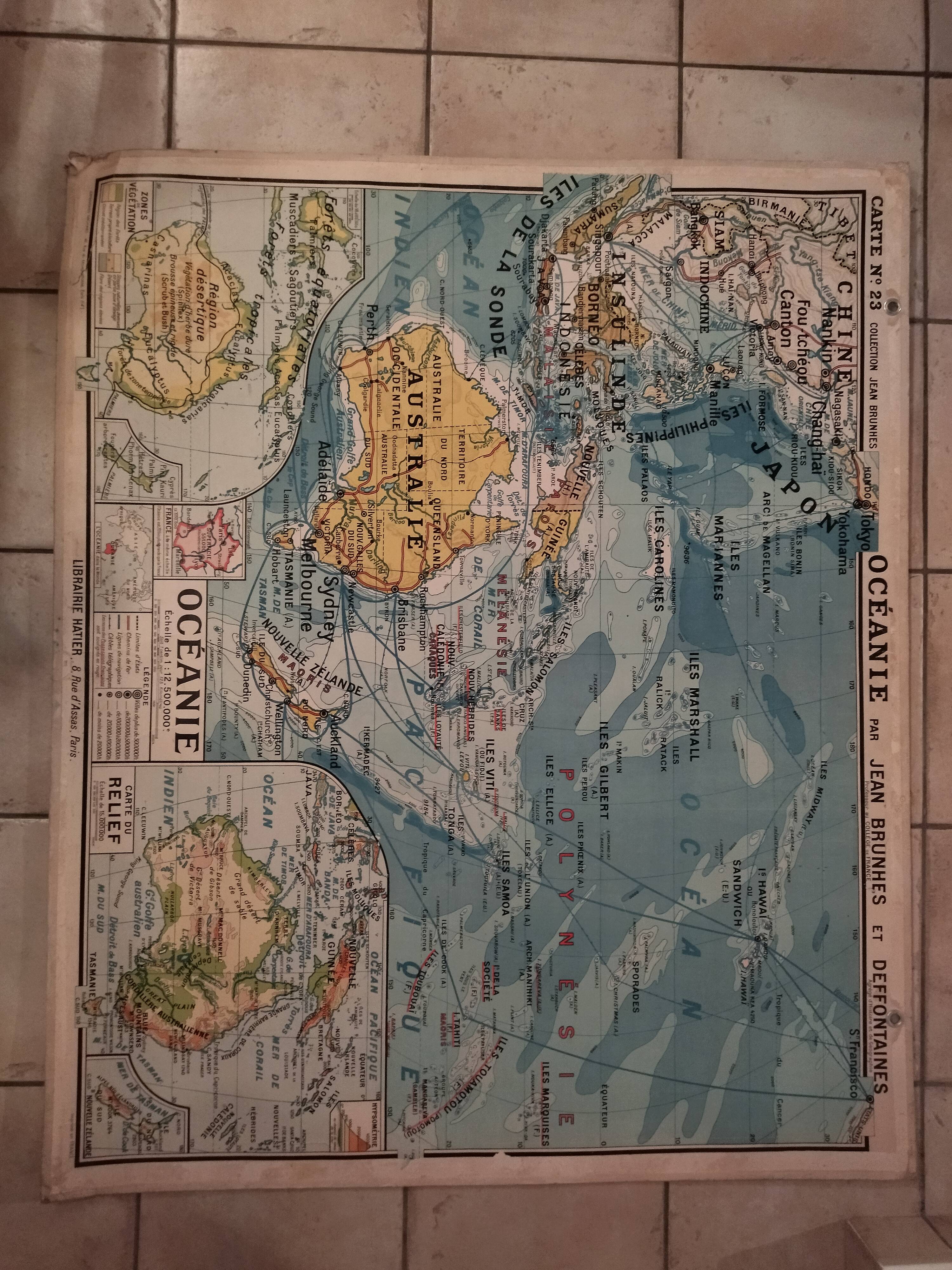 School map n° 23 oceania