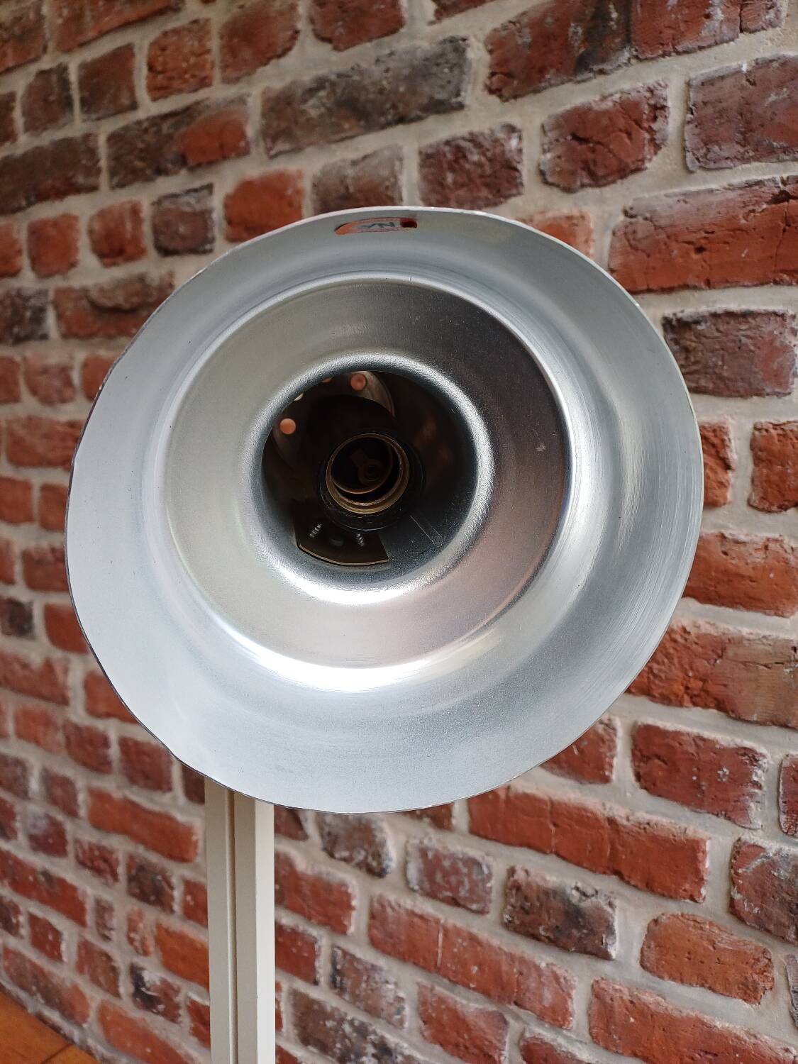 White DDR 70's architect lamp